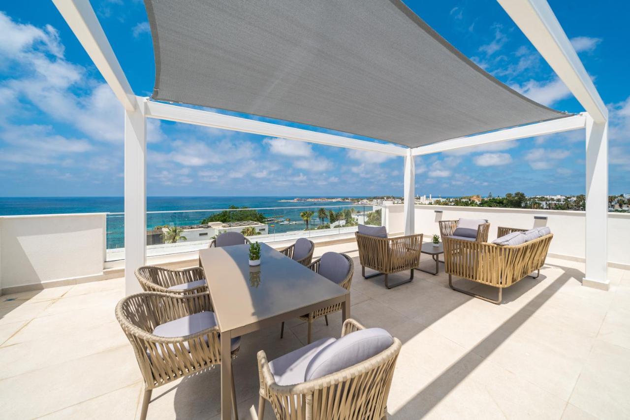 Waterside Sea View Apartments Paphos Exterior foto