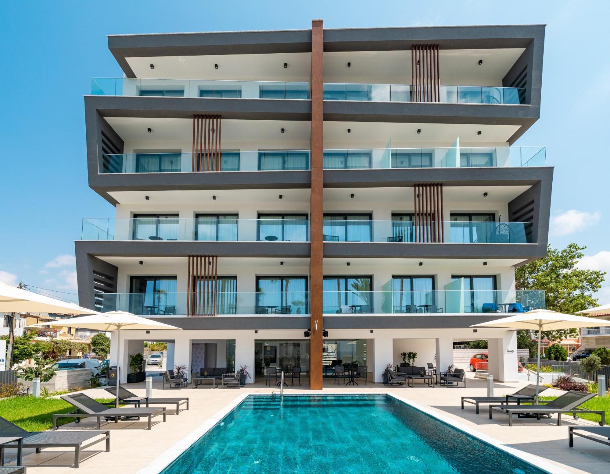 Waterside Sea View Apartments Paphos Exterior foto