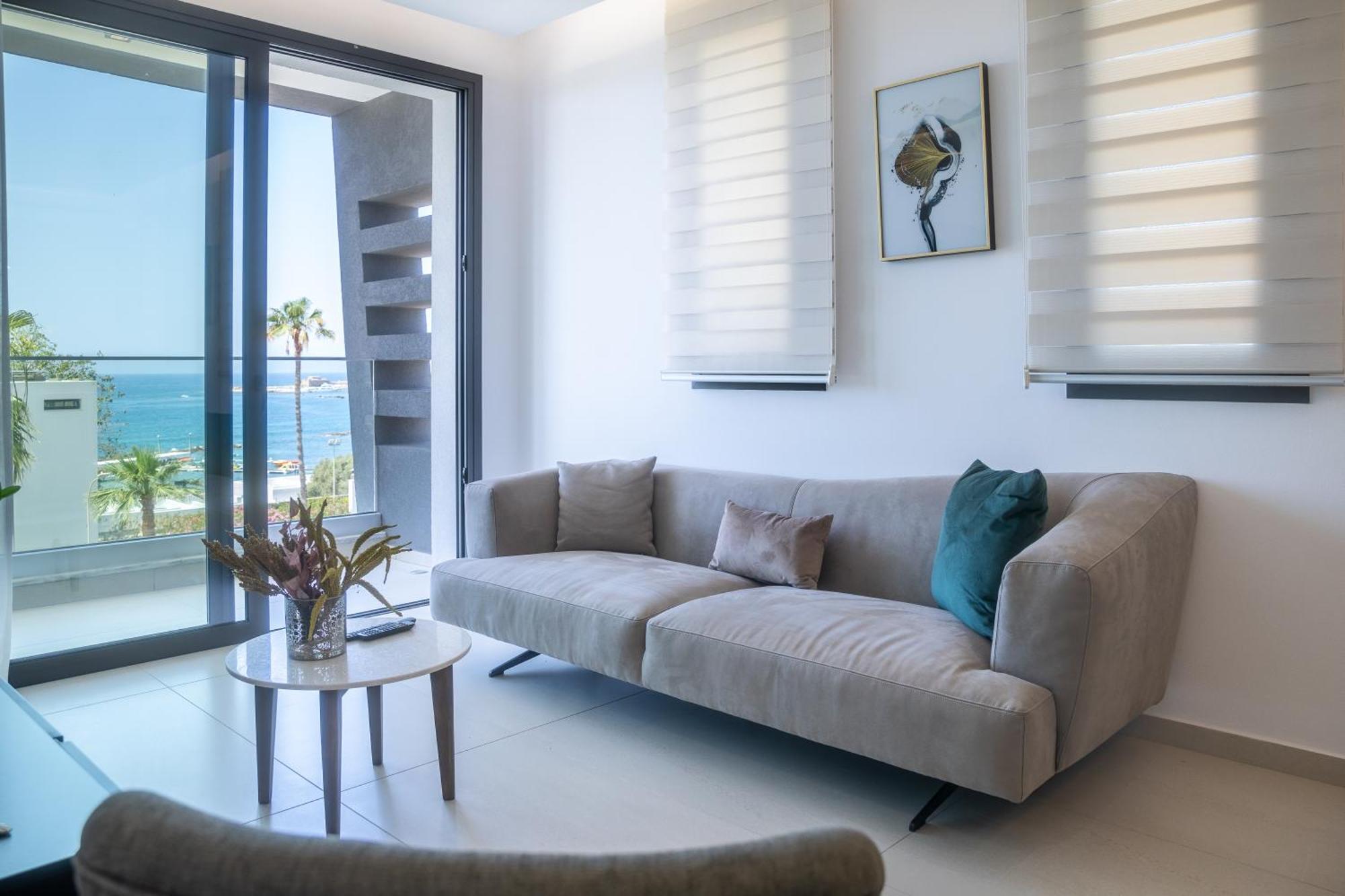 Waterside Sea View Apartments Paphos Exterior foto